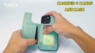 Onetop-Butterfly Pattern Flip Wallet Case-Card Slots&Kickstand Functions