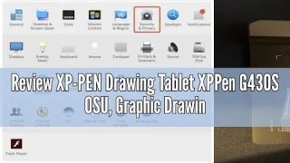 Review XP-PEN Drawing Tablet XPPen G430S OSU, Graphic Drawing Tablet with 8192 Levels Pressure Batte