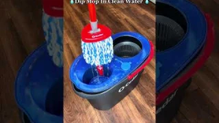 How To Use Your Ocedar RinseClean Easy Wring Spin Mop