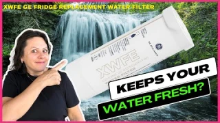Easy GE Fridge Water Filter Replacement - XWFE Review & Demo!