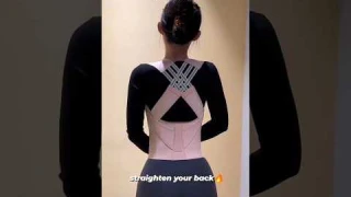 Adjustable Back Posture Corrector/ Slouching Relieve Pain Belt Women Men #viral