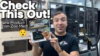 CHECK THIS OUT!! New Zoo Med ReptiTemp Dimming Thermostat!