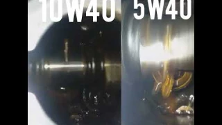 oleo 5w40 vs 10w40 ambos sinteticos