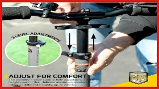 Swagtron K8 Titan Folding Commuter Kick Scooter for Adults & Teens, Height-Adjustable