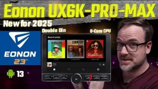 2025 FLAGSHIP Eonon UX6K-Pro-Max Android Car Head Unit - Excellent All-Round Double Din with Carplay