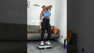 This vibration plate compares to a full-blown workout! #fitness #gym  #homegym #workout #fit #life