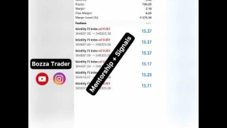 Bozza Trading Strategy that grows $8 real accounts #deriv