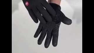 USTOREEX Waterproof Warm Winter Gloves Touch Screen With Fleece 2023