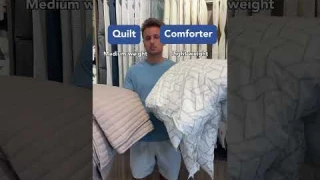 Quilt vs. comforter?