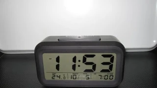 Digital Alarm Clock Review- w/ temperature & date, for Home or Travel