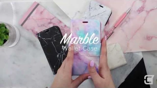 Best Marble Wallet Folio Cases for iPhone XR, XS, X, 8 and 7