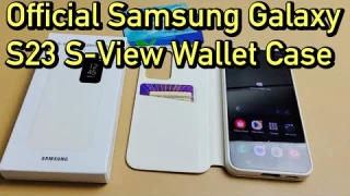Official Samsung Galaxy S23 S-View Wallet Case Review