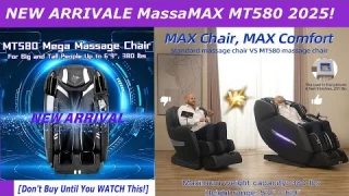 NEW ARRIVALE MassaMAX MT580 2025 4D massage chair!! [Don't Buy Until You WATCH This!]