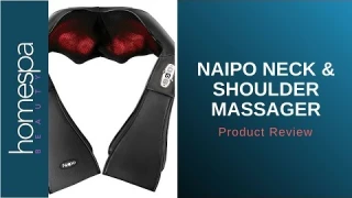 Naipo Neck and Shoulder Massager - Product Review #ad