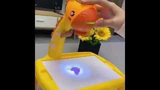 Drawing Projector Table For Kids Learning Desk With Light And Music Painting Machine