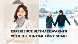 Smart Heating Winter Scarf - Heating Pad for Neck Pain &Stiffness Relief