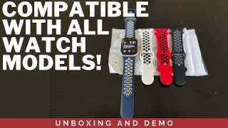 Adorve Apple Watch Band Review and Try On Video - Breathable Sport Silicone Replacement Strap