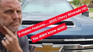 9 Hidden Features..2025 Chevy Silverado HD...2025 GMC Sierra...You Didn't Know exist!