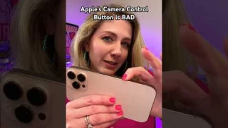 Apple's New Camera Control Button is BAD 😕