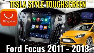 Tesla Style CarPlay Screen in Ford Focus Mk3 | Unboxing, Install and Review | 9.7" Vertical Radio