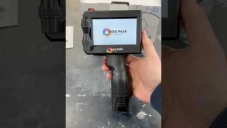 Print on virtually any material with this handheld inkjet printer. This is next level.