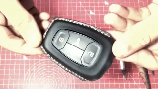 Making a Harrier Smart Key Case | TrueCraft | Wet Molding Leather