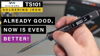 Miniware TS101 Smart Soldering Iron ⭐ 65W/400º C ⭐ USB PD 3.0 + DC ⭐ TS100 Upgrade