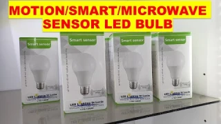 Motion /Smart /Microwave Sensor LED Bulb