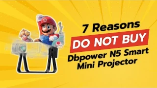 Dbpower N5 Smart Mini Projector Review 📽️ | 7 Reasons NOT To Buy 😱
