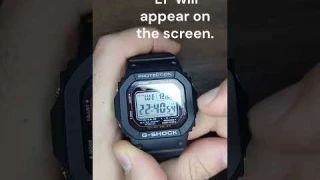 Casio G-Shock gw-m5610u - How to enable auto-light #casio #gshock #watch #watchcollection