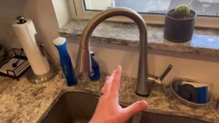 Touchless Kitchen Faucet Vs Delta Faucet Lenta Touch Kitchen Faucet Brushed Nickel