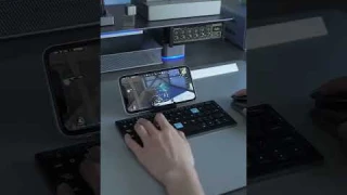 Folding Bluetooth Keyboard, Portable Travel Foldable Keyboard for iPhone and android.
