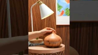 Woodgrain Ultrasonic Diffuser with Relaxing Essential Oil Blend