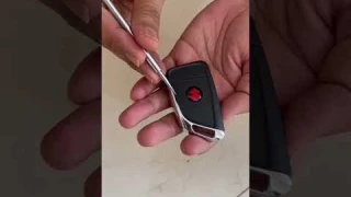 Remote installation and how to open case of ABUNDANCE Genuine 2 Button Flip key for maruti suzuki.