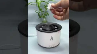 🔥  Product Link in the Comments! 🔥 Volcanic Flame Air Humidifier Night Lamp