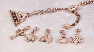 Joyozy Apple Watch Band Interchangeable Charms Dressy Bracelet for Women