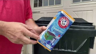 DEODORIZE your trash bins.