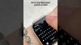 How to use chatgpt with Apple Watch#applewatchtips #applewatchhacks #applewatch #shorts