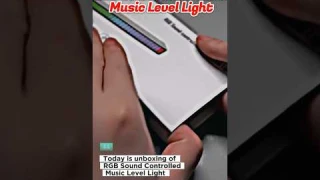 YUZGCZ RGB Rechargeable Sound Control Light , Voice Activated #unboxing #review #shorts