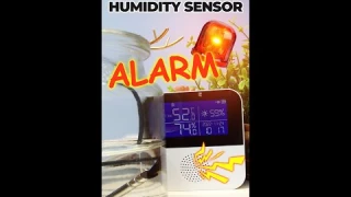 Tuya Wifi Temperature Humidity Sensor Smart Safety Home Indoor Alarm Hygrometer Monitoring Detector