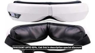 6D Smart Vibration Eye Massager Hot Airbag Compress Bluetooth Music Eye Massage Sleep