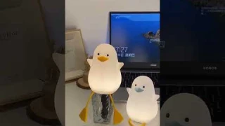 Duck Night Light USB Rechargeable Dimmable Cute LED Seagull Night Lamp