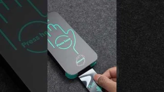 This was soo satisfying … ESR Screen Protector For iPhone 16 Pro Max