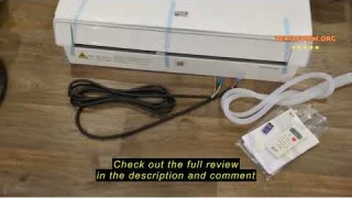 Review COSTWAY 12000 BTU Wifi Enabled Mini Split Air Conditioner & Heater, 22 SEER2 208-230V Inverte