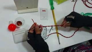 Electrical  wiring connection of  Adel 30RF-5 Energy Saving switch   in each room .
