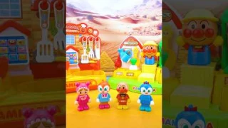 Satisfying with Review ANPANMAN Fluffy Kitchen Playset Toys | ASMR #asmertoys #cutetoys #anpanman