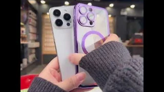 Electroplating Transparent Magnetic Attraction TPU Phone Case