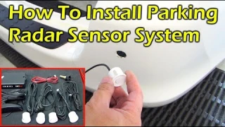How To Install Parking Radar Sensor System