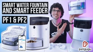 Treat Your Pets Right! - Petgugu Smart Water Fountain & Smart Feeder Review & Test (PF1 & PF2)
