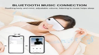Portable Electric Eye Massager with Heating, Air Pressure, Bluetooth Music, Foldable Smart Shiatsu